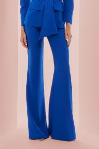 Pantalón Palazzo Crepe azul klein para invitada