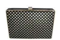 Bolso de fiesta clutch negro y dorado online