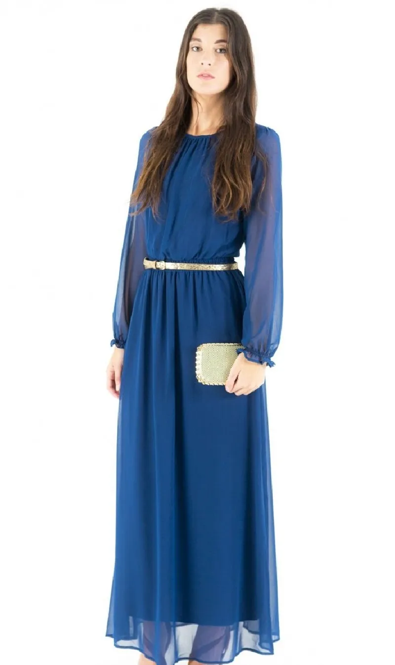 Vestido Largo azul