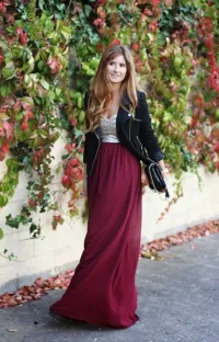 Vestido lentejuelas GRANATE