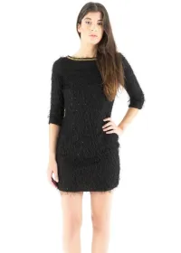 Vestido negro pelo
