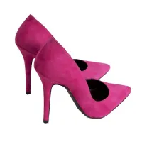 Zapato de salón Berta Ante Fucsia de Mas34