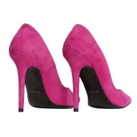 Zapato de salón Berta Ante Fucsia de Mas34