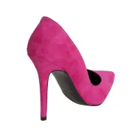 Zapato de salón Berta Ante Fucsia de Mas34