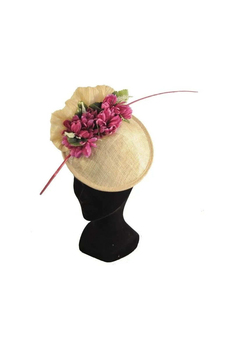 Tocado Flores Grosella