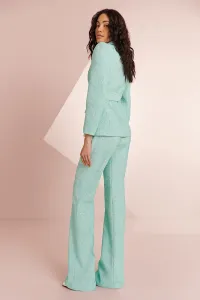 Chaqueta brocada aguamarina Robin