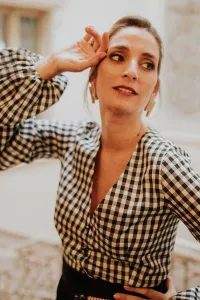 blusa cuadros vichy miss cavallier x apparentia