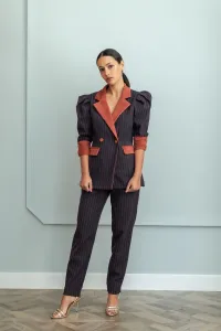 traje chaqueta pantalon con manga jamon