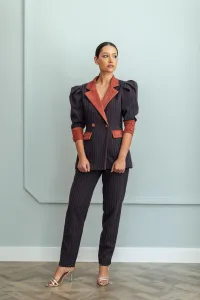 traje chaqueta pantalon con manga jamon