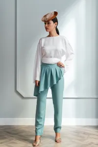 blusa blanca multiposicion saten