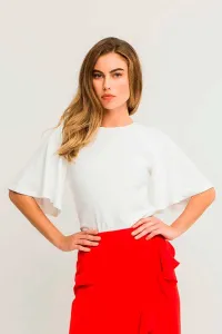 blusa manga ranglan acampanada