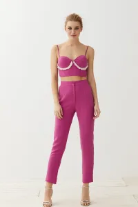 Top Corto de Tirantes Cazuelas Rosa Lux