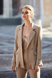Traje Chaqueta Pantalón Camel Dennis