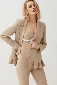 Traje Chaqueta Pantalón Camel Dennis