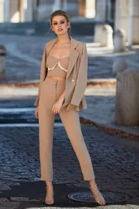 Traje Chaqueta Pantalón Camel Dennis