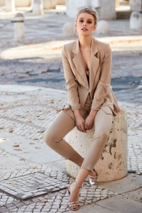 Traje Chaqueta Pantalón Camel Dennis