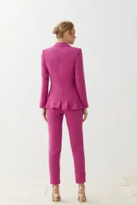 Traje Chaqueta Pantalón Rosa Dennis