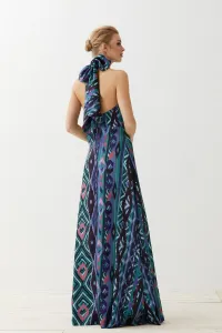 Vestido largo étnico abertura Alannis