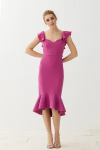 Vestido Corto Escote Corazón Rosa Sirena