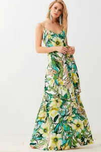Vestido Largo Estampado Lencero Delphine