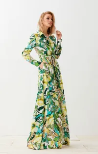 Vestido Camisero Estampado Althea