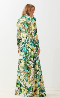 Vestido Camisero Estampado Althea