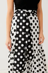 Falda Larga de Lunares con Lazada Maia