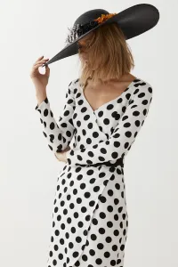 Vestido Midi Lunares con Cinturón Muriel