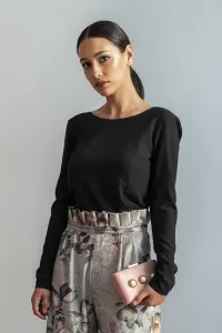 top de fiesta negro lazada espalda invitada boda nochevieja online