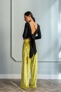 top de fiesta negro lazada espalda invitada boda nochevieja online