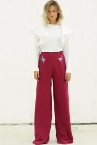 blusa blanca volantes manga larga invitadas boda