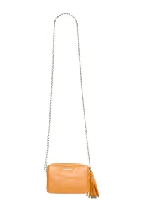 Bolso piel mini chic de colgar, asa metalica Lacambra color