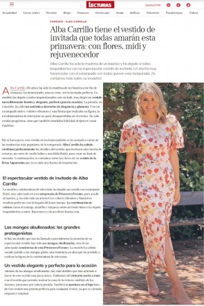 Lecturas: Alba Carrillo