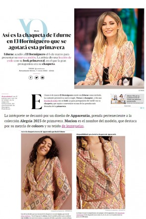 Edurne - Revista Yo Dona