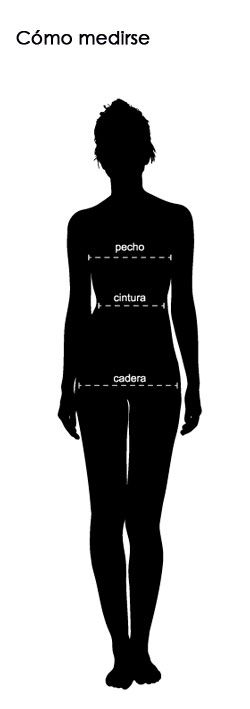 How to measure: chest, waist and hip