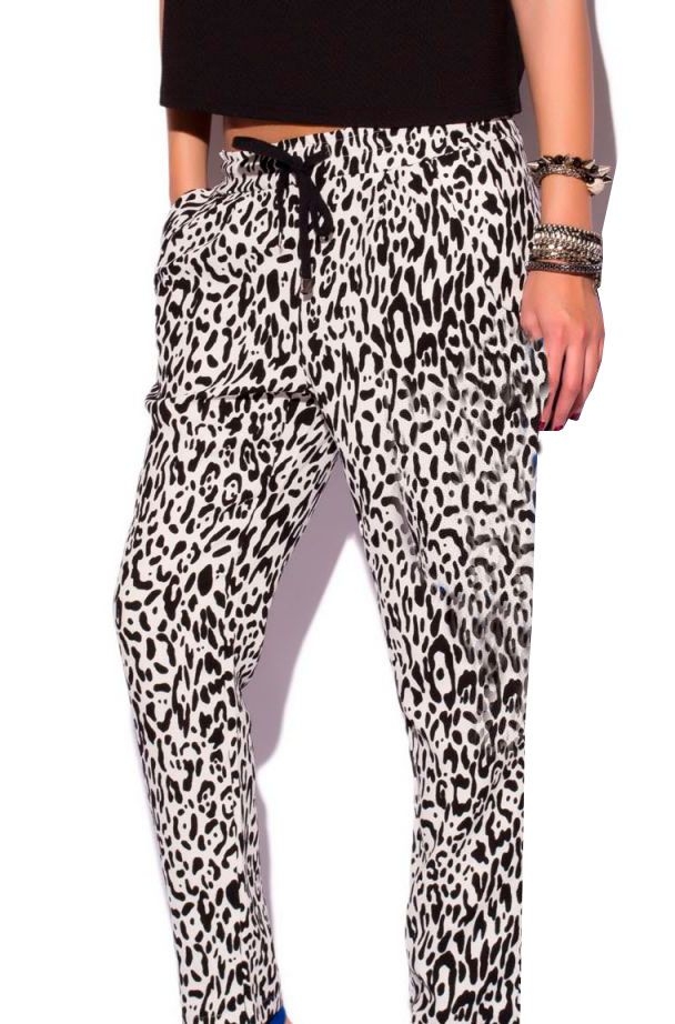 Pantalon animal print