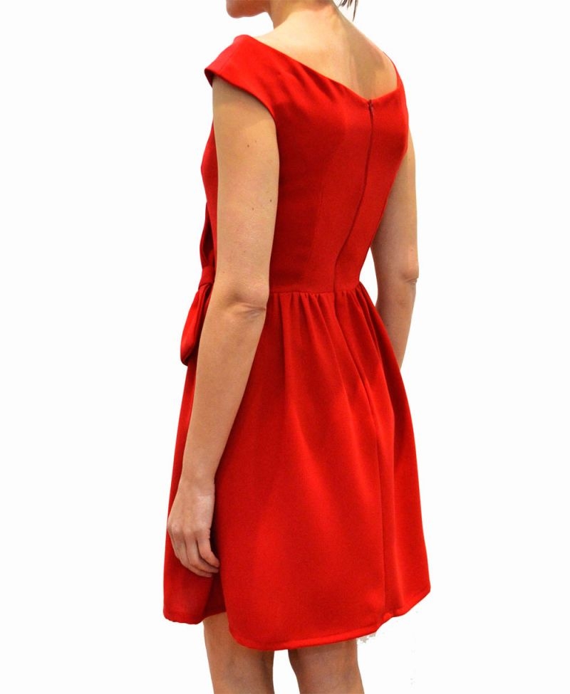  TBKOMH Vestidos de mujer para invitados de boda, vestido de  corsé para primera comunión para niñas, 16 vestidos de lactancia, vestido de  lactancia, C- Rojo : Ropa, Zapatos y Joyería