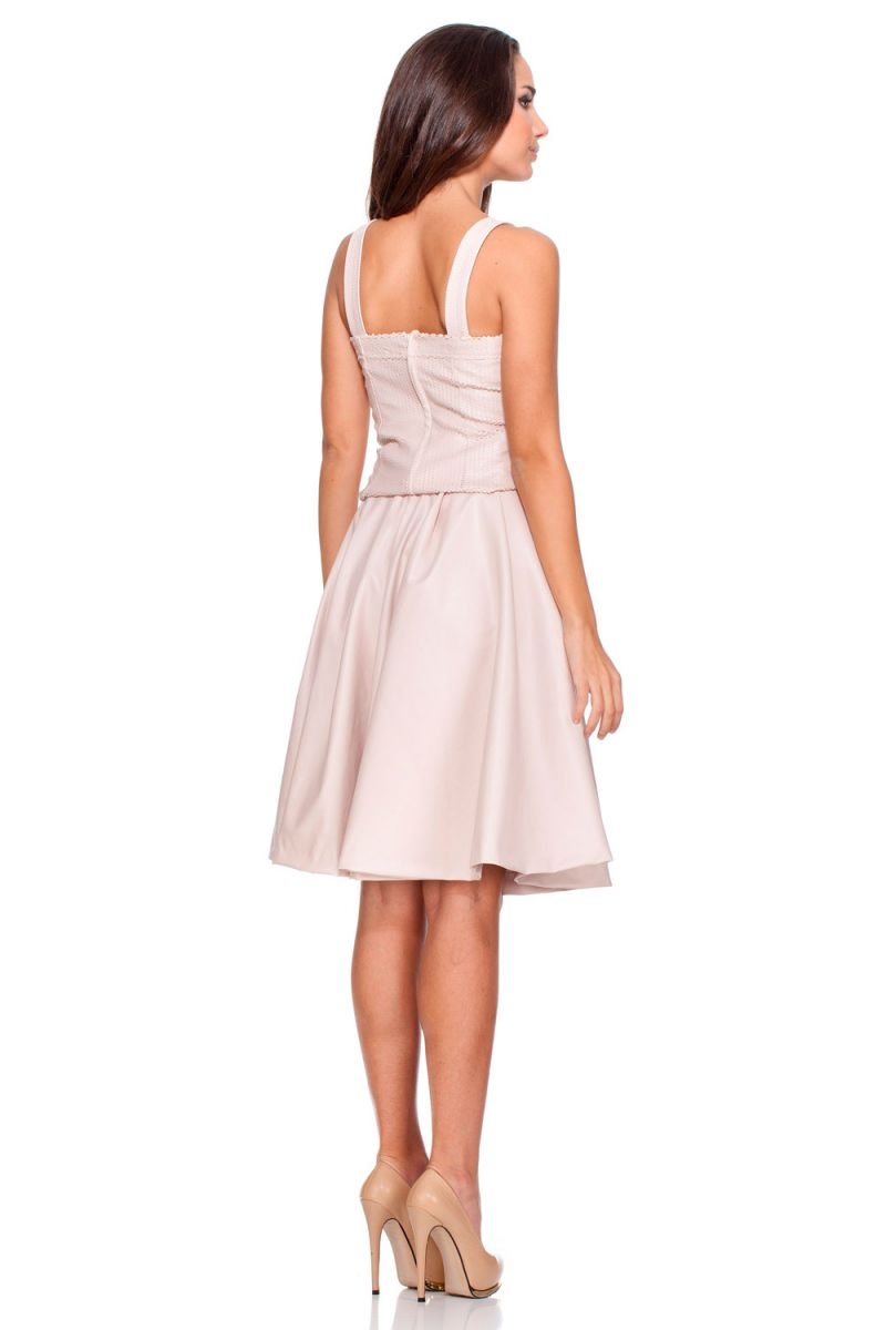 Conjunto deTop rosa palo de piel para fietsa coctel comunion bautizo online rocknrom