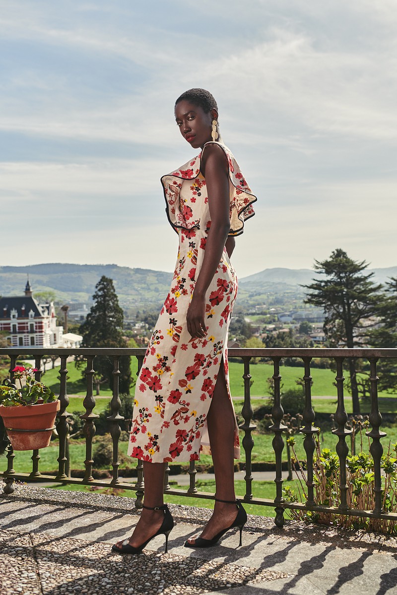 comprar vestido de lino bordado de flores para invitada de verano fiesta, boda, evento, mamá de comunion comprar online