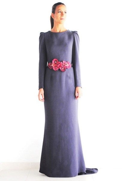 VESTIDO DRAPEADO largo